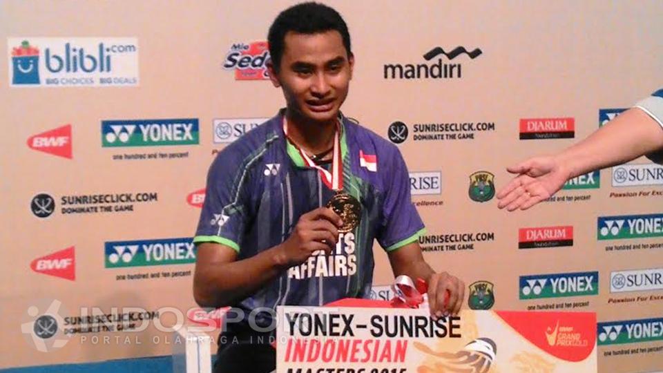 Juara Tunggal Putra di Yonex-Sunrise Indonesian Masters 2015, Tommy Sugiarto beralih fokus ke rangkaian turnamen lanjutan guna mengumpulkan poin untuk menjaga peluang berlaga di Olimpiade Rio de Jane - INDOSPORT